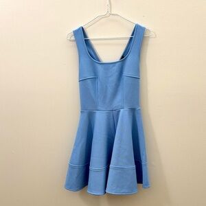 Lulu's Light Blue Textured Dress